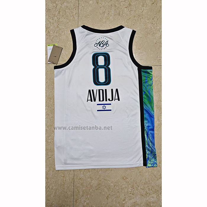 Camiseta NBA All Star 2026 Deni Avdija NO 8 Blanco